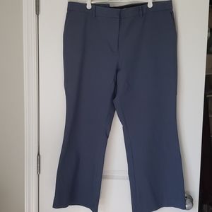 Sea blue Ann Taylor crop kick boot cut pants